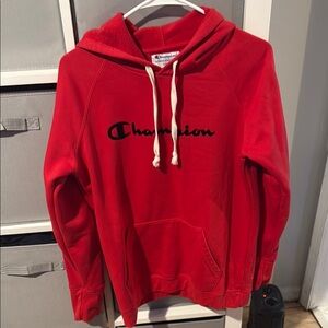Champion Red Hoodie